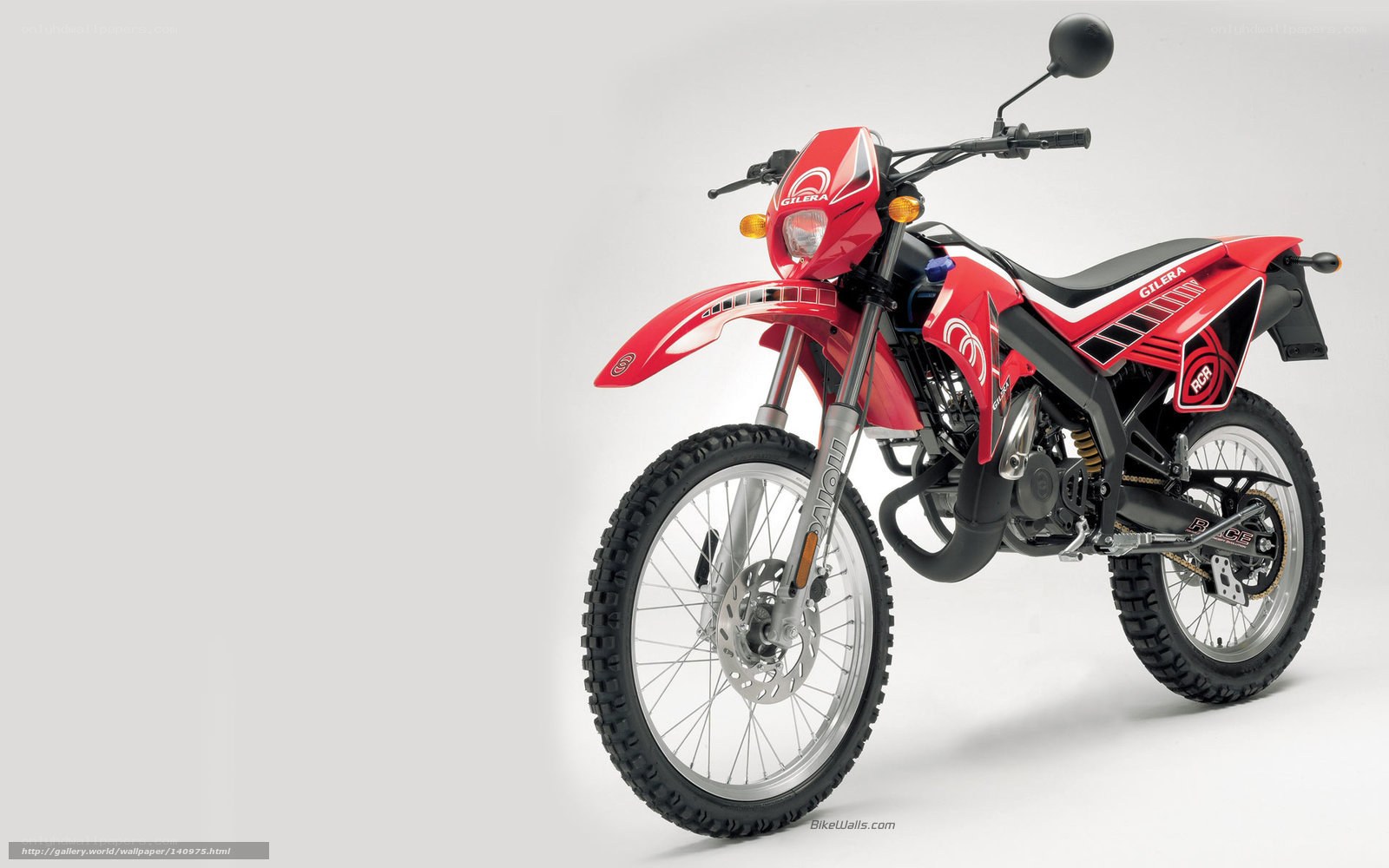 red gilera dirt bike