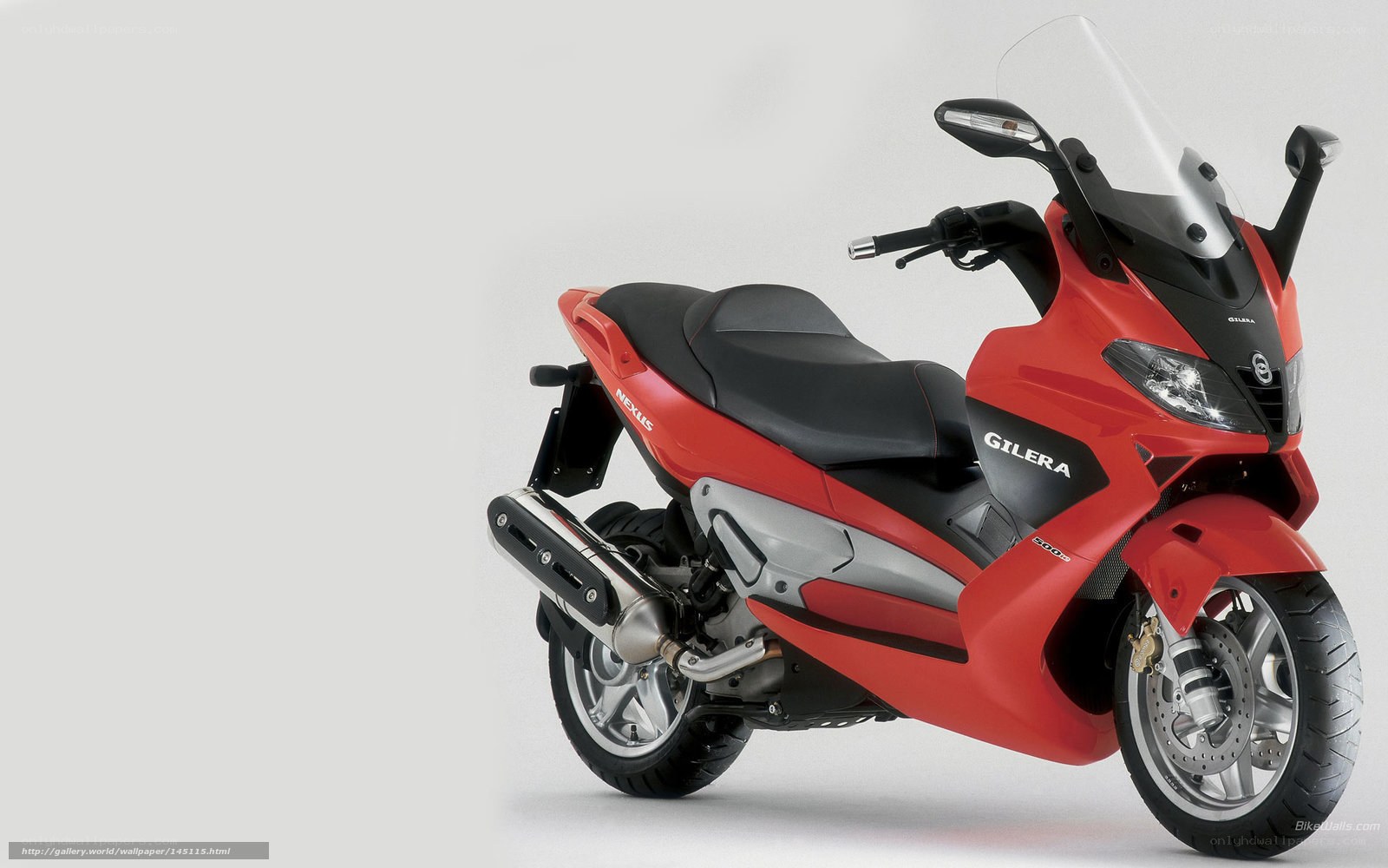 Red Gilera Nexus scooter