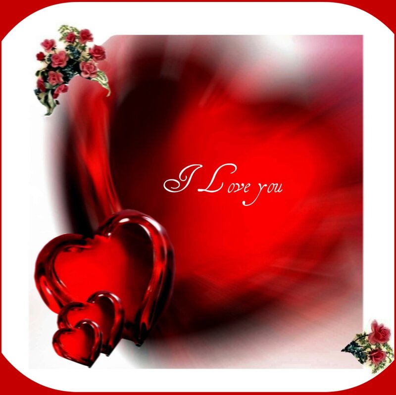 Red Glass Hearts — Romantic