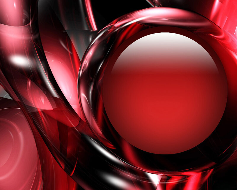 Red Glass Spheres