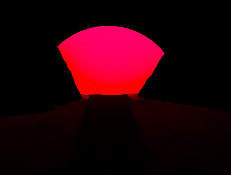 Red Glowing Arch