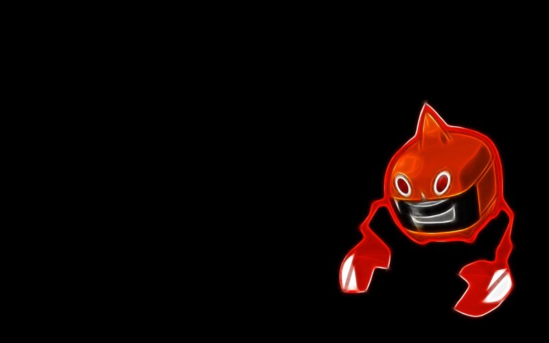 Red Glowing Character — Dramatic, Digital Art