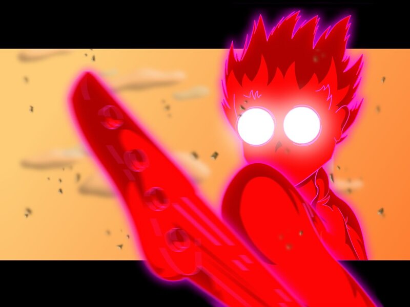 Red Glowing Character