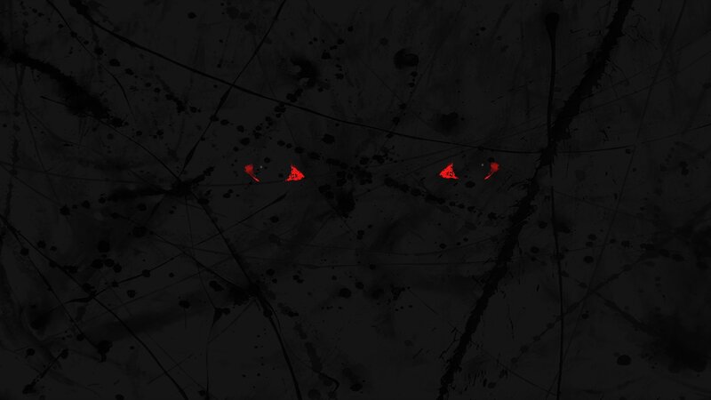 Red Glowing Eyes — Black