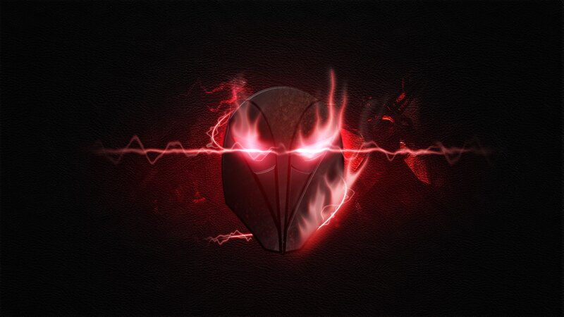 Red Glowing Helmet