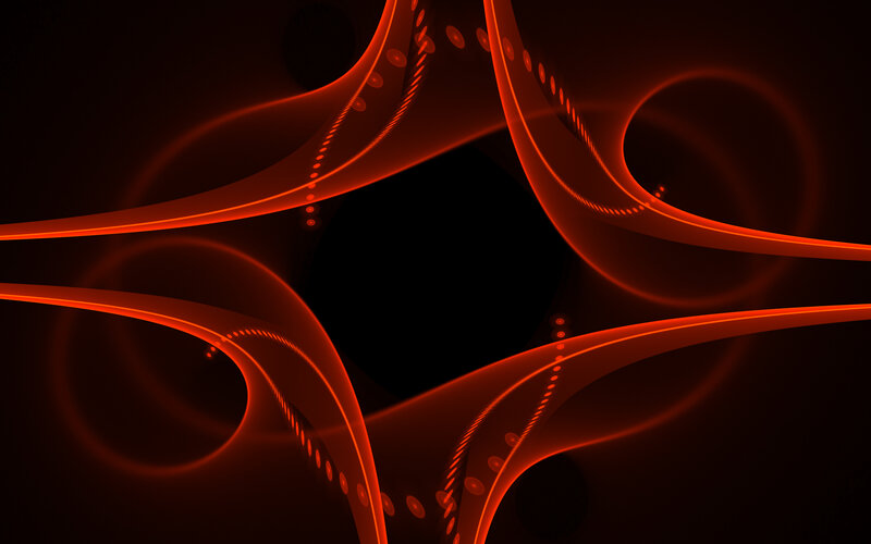 Red Glowing Lines — Dramatic