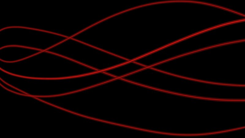 Red Glowing Lines — Dynamic