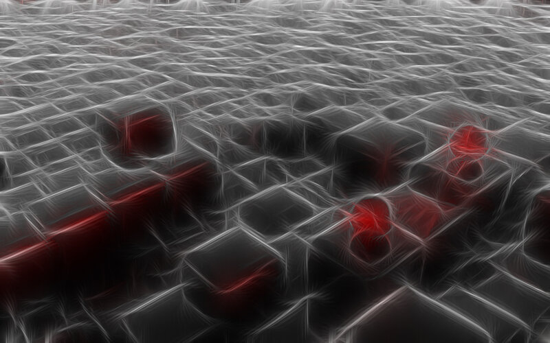 Red Glowing Nodes