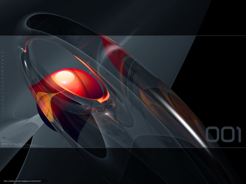Red Glowing Orb — Black