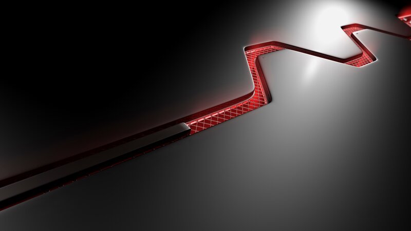 Red Glowing Path