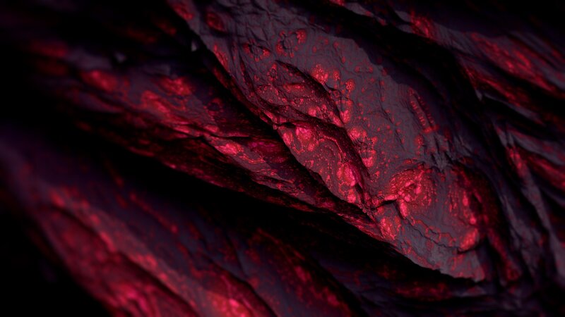 Red Glowing Rock Texture
