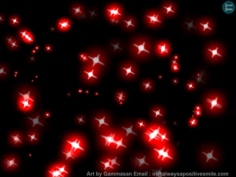 Red Glowing Stars