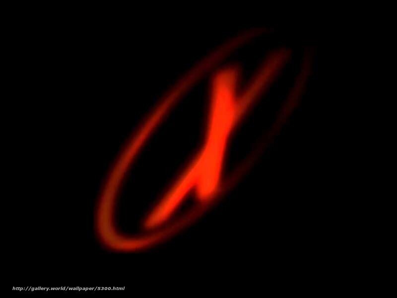 red glowing symbol on black