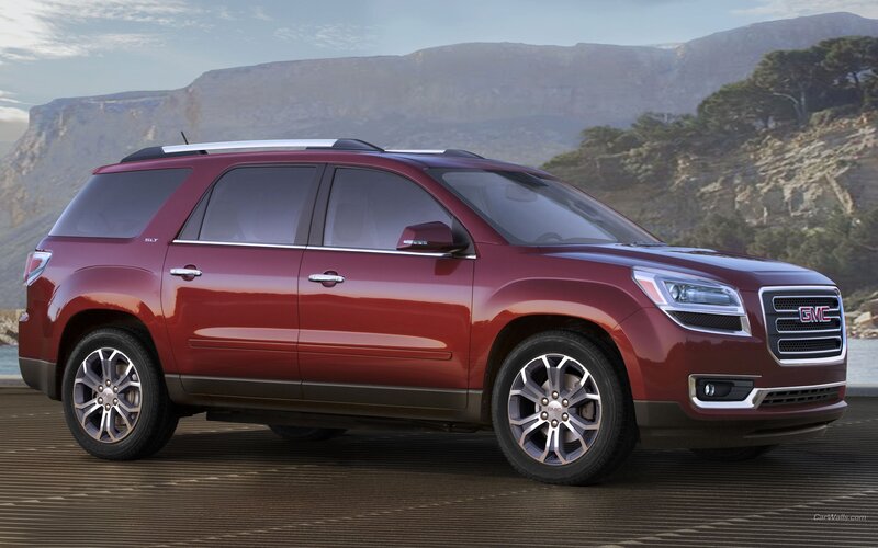 Red GMC Acadia SUV