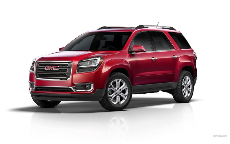 Red GMC Acadia SUV
