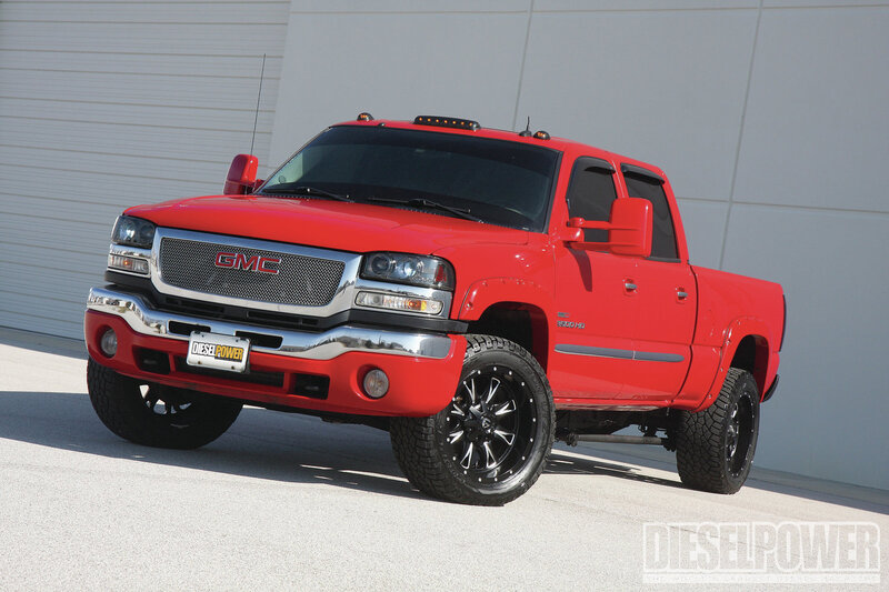 Red GMC Pickup Truck — Neutral