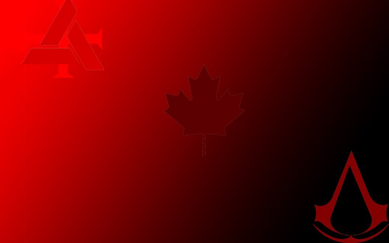 red gradient with logos