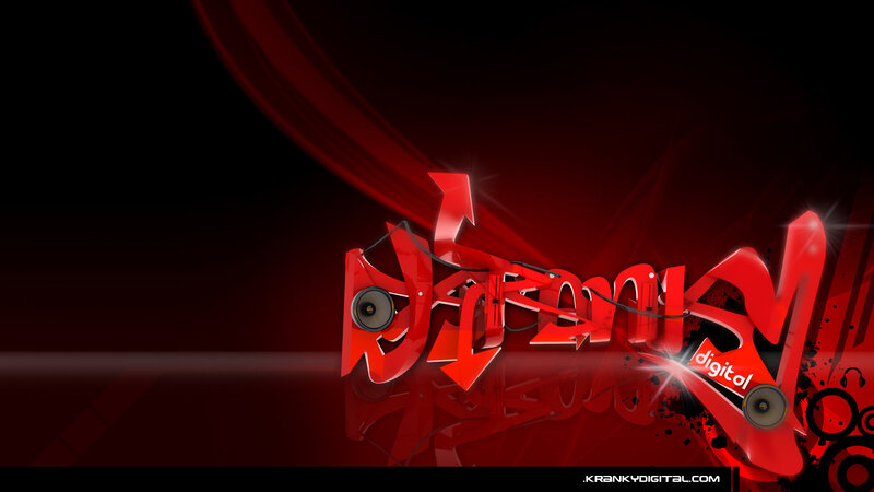 Red Graffiti Text