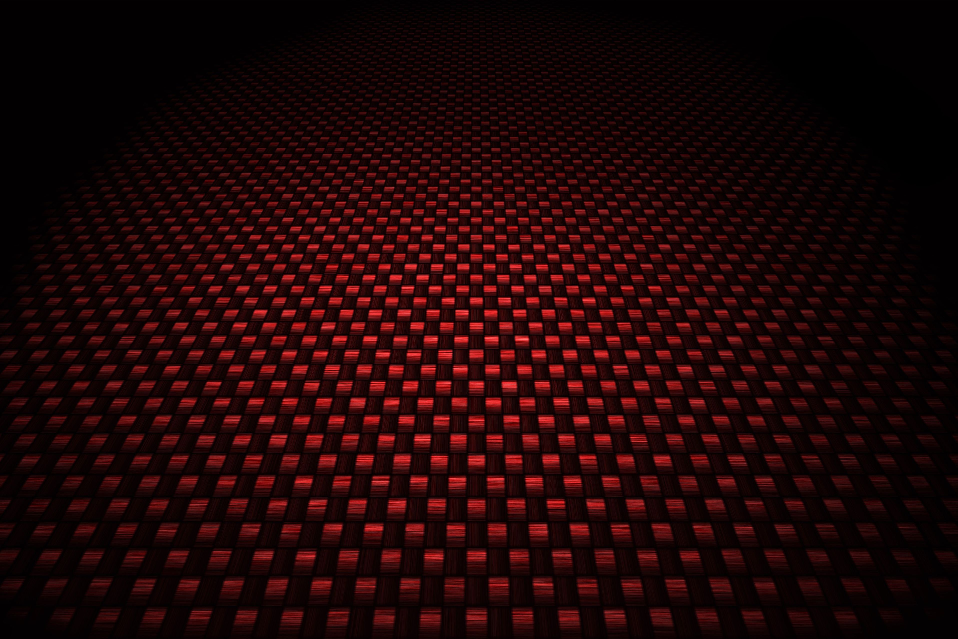 red grid pattern background