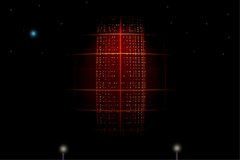 Red Grid Sphere