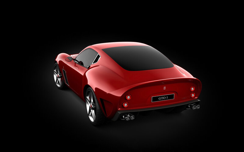 Red GTO-1 sports car