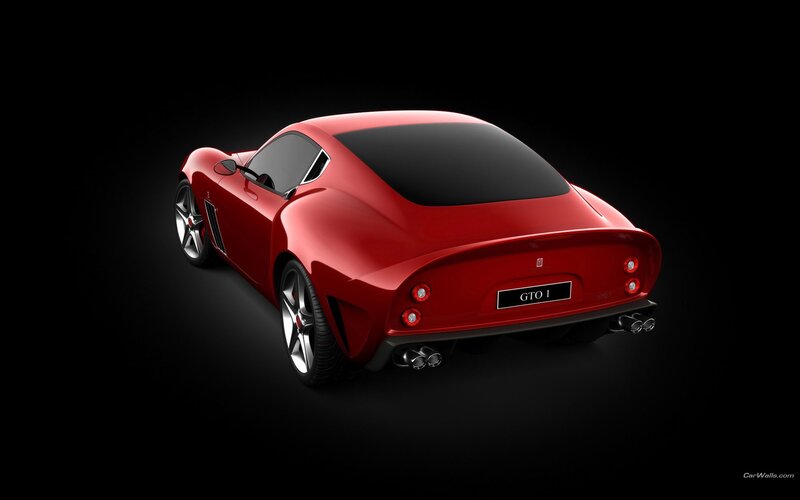 Red GTO-1 sports car