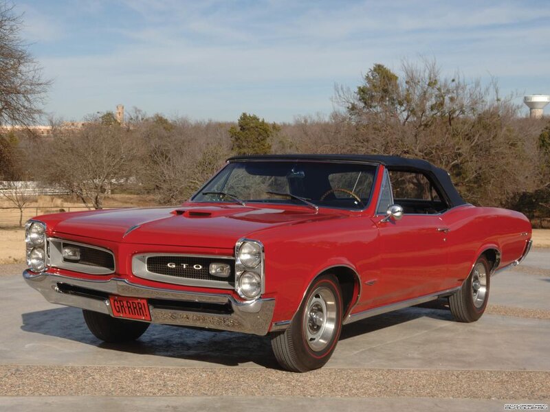 Red Gto Convertible — Calm, Afternoon