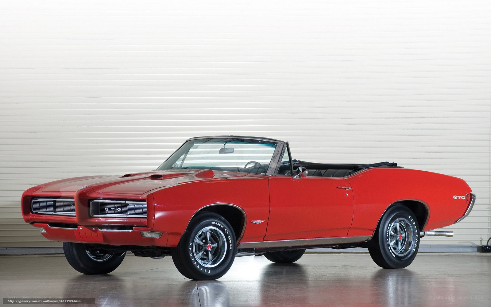 Red GTO Convertible Car