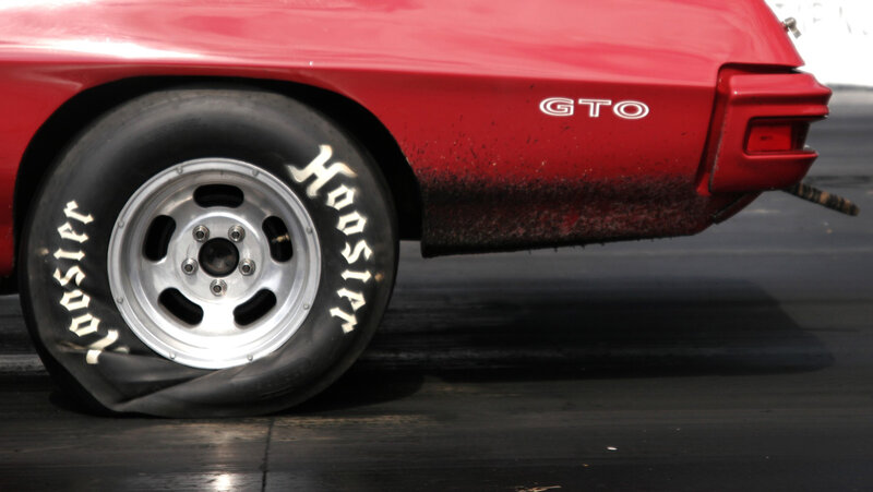 red gto with hoosier tire