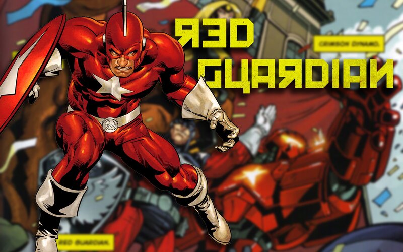 Red Guardian Superhero