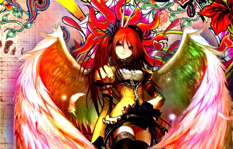 Red-haired Angel Girl — Red, Dramatic