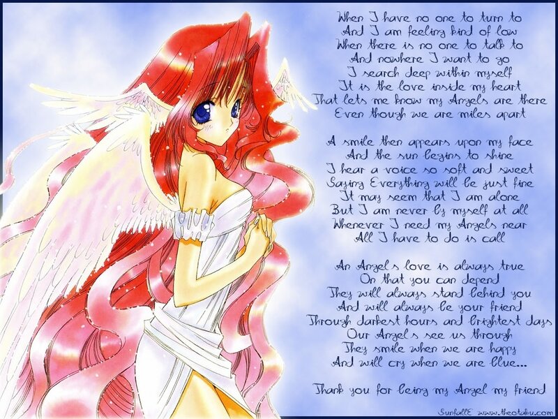 Red-haired Angel Girl — Red, Serene