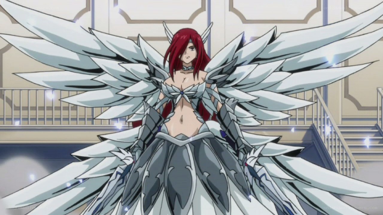 red-haired angel with wings
