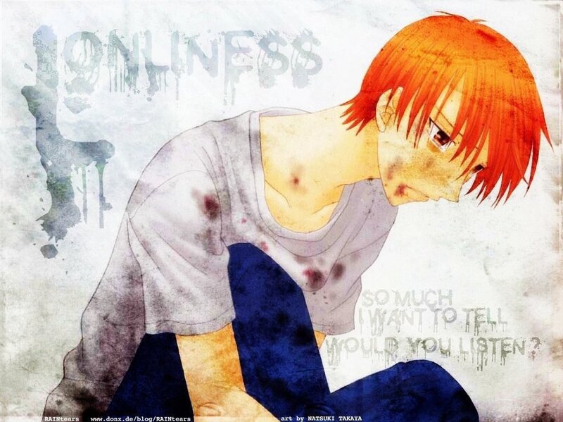 Red-haired Anime Boy — Orange