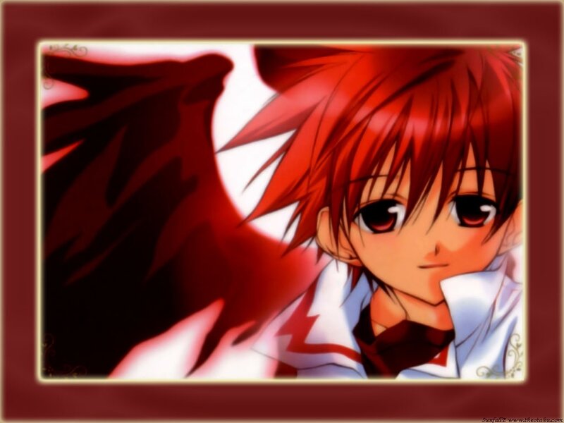 Red-haired Anime Boy — Red, Dramatic