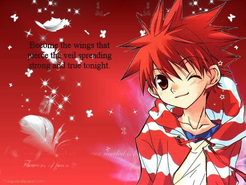 Red-haired Anime Boy — Red