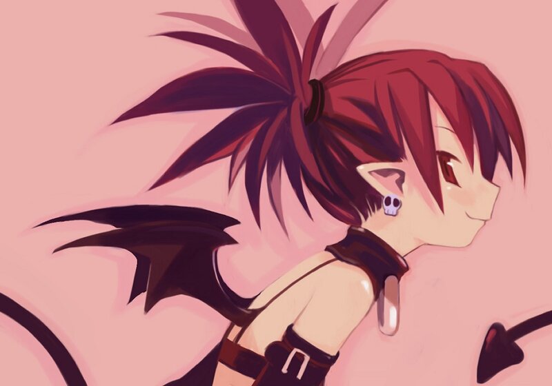 red-haired anime character