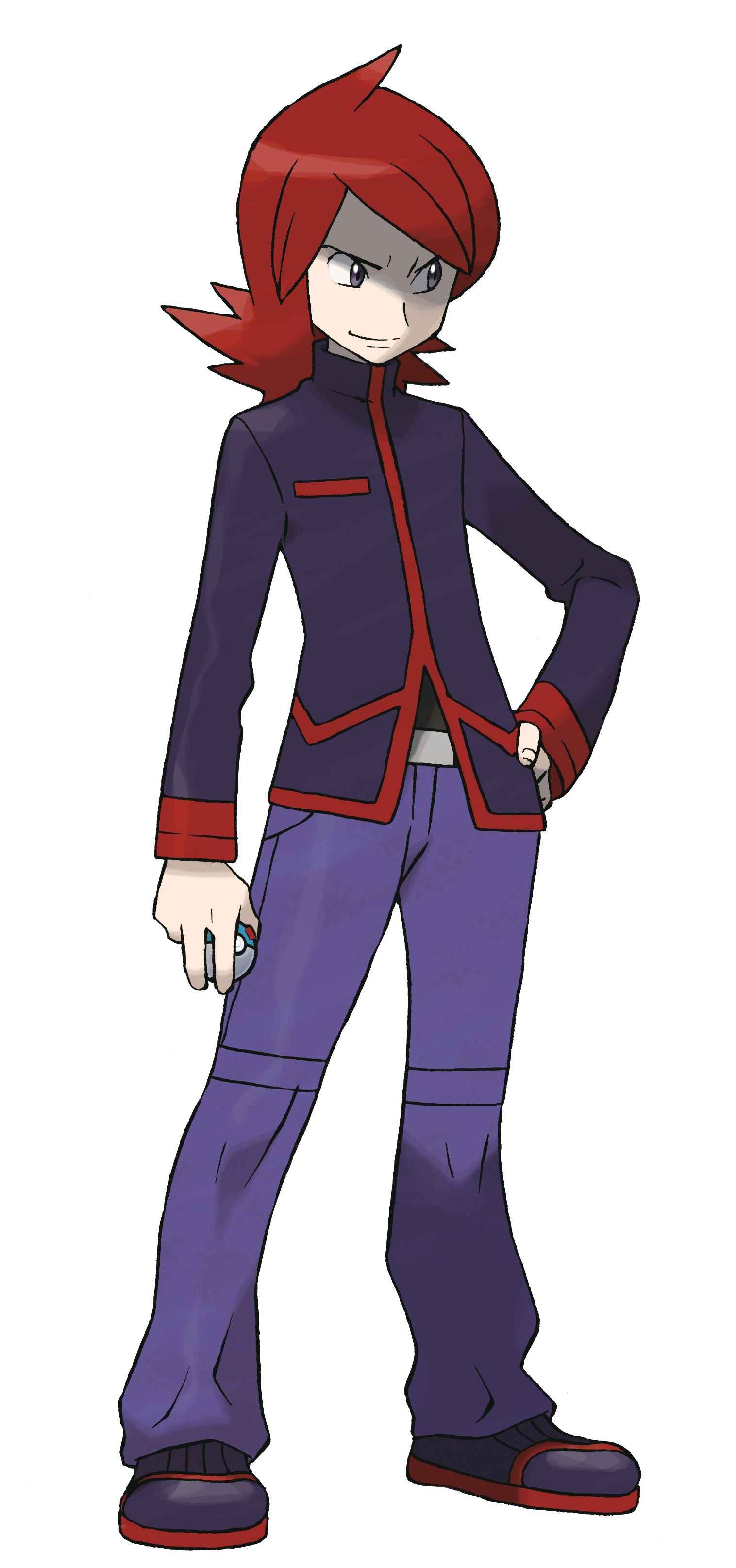 Red-haired anime character