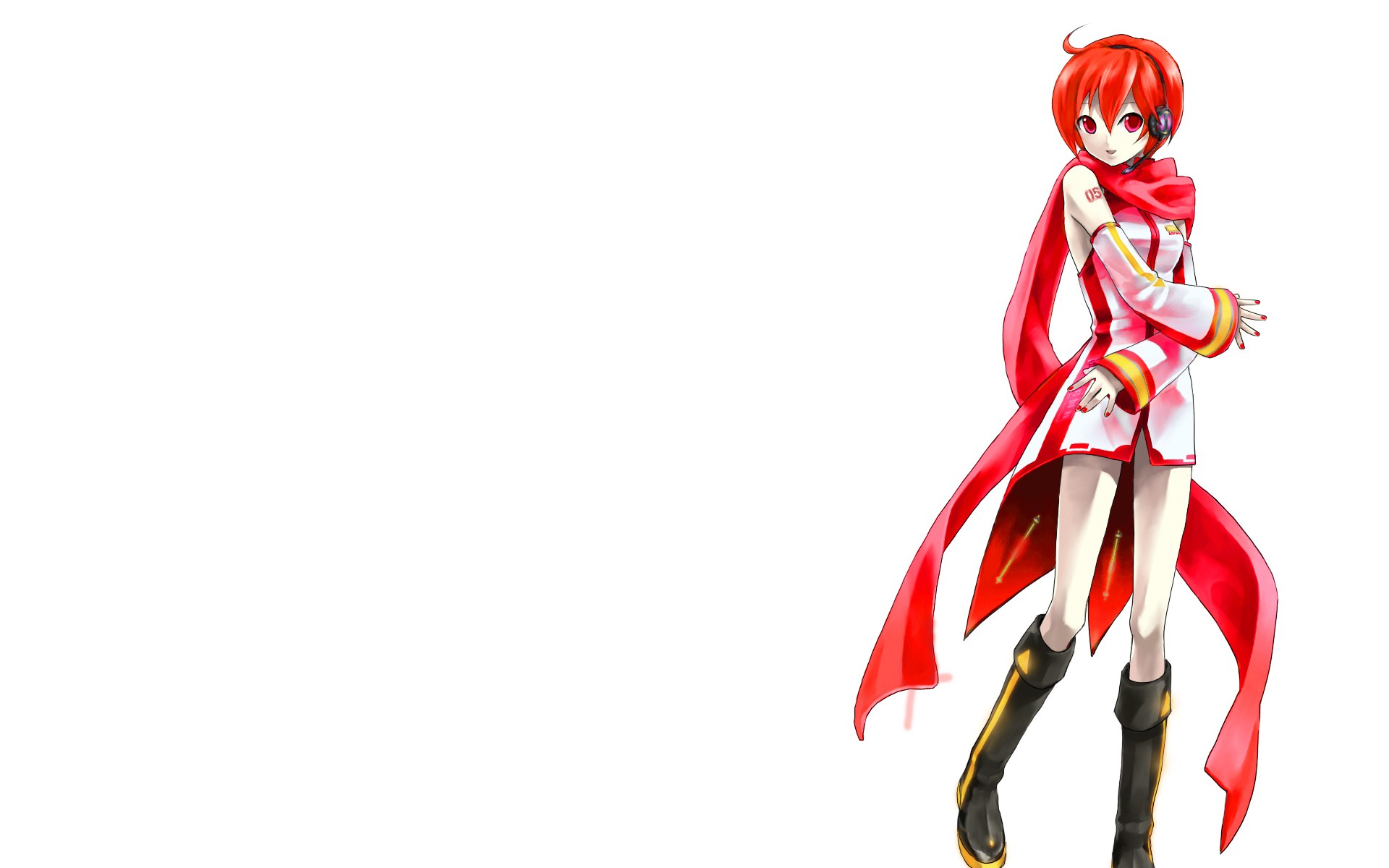 red-haired anime character