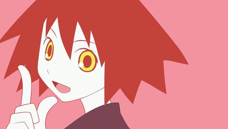 red-haired anime character