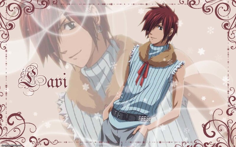 Red-haired Anime Character — Brown, Calm