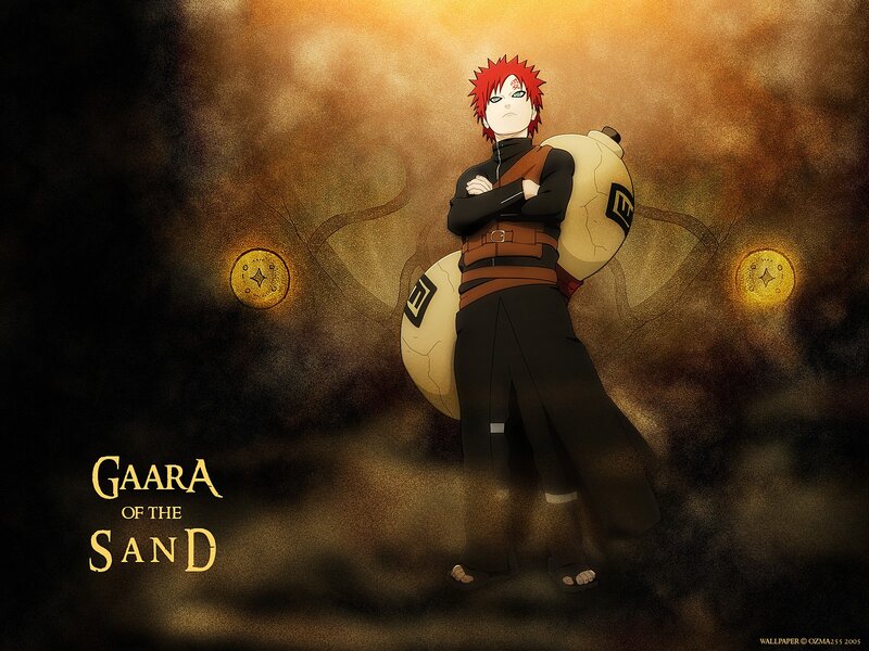 Red-haired Anime Character — Brown, Dramatic, Sandbags