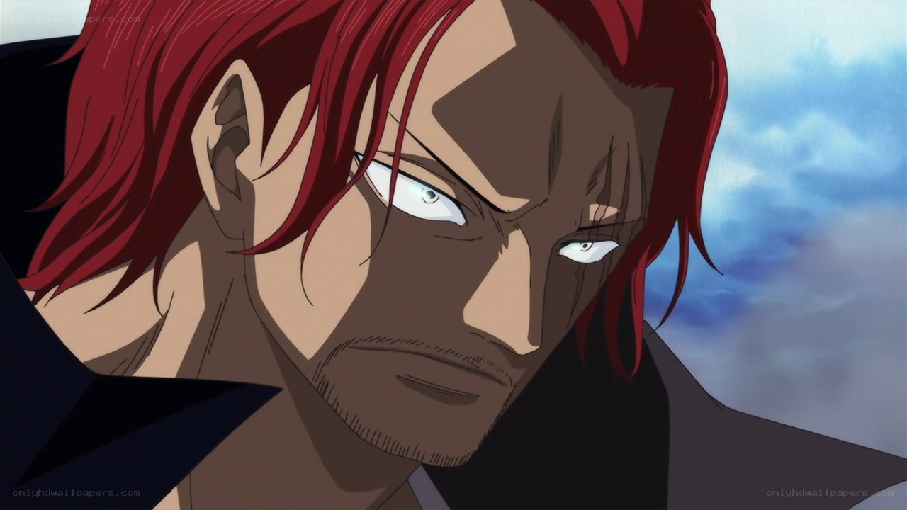 red-haired anime character close-up