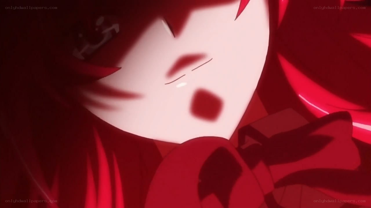 red-haired anime character close-up