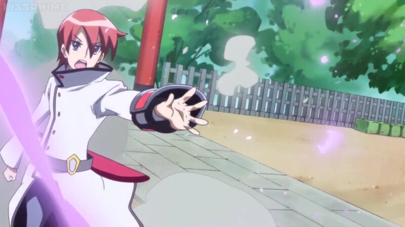 Red-haired Anime Character — Green, Action, Afternoon