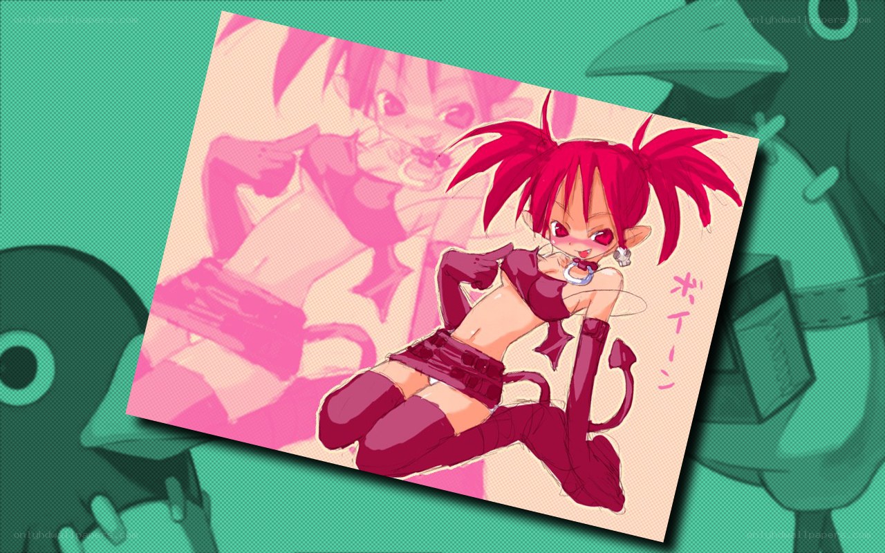 red-haired anime character illustration