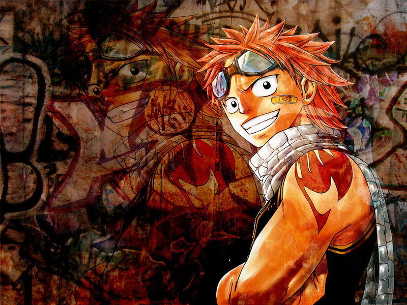 Red-haired Anime Character — Orange, Intense