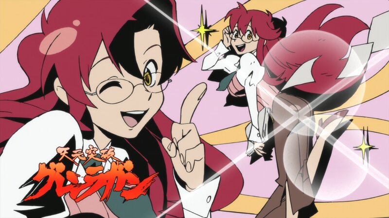 Red-haired Anime Character — Pink, Energetic