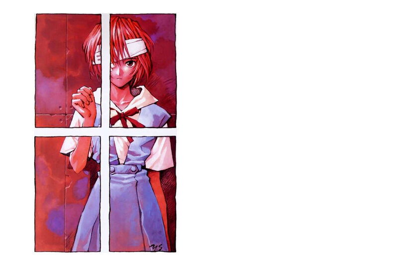 red-haired anime character portrait