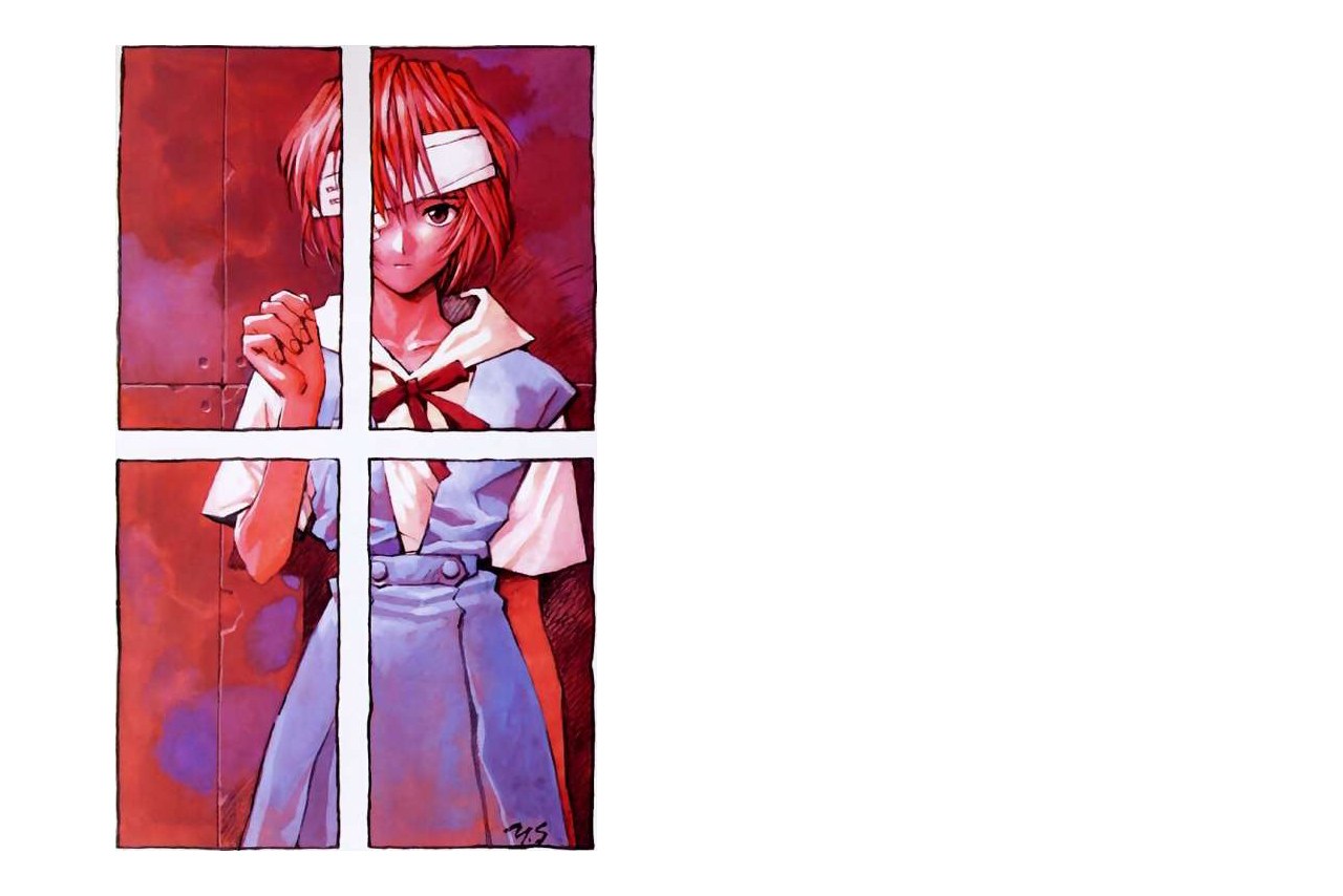 red-haired anime character portrait